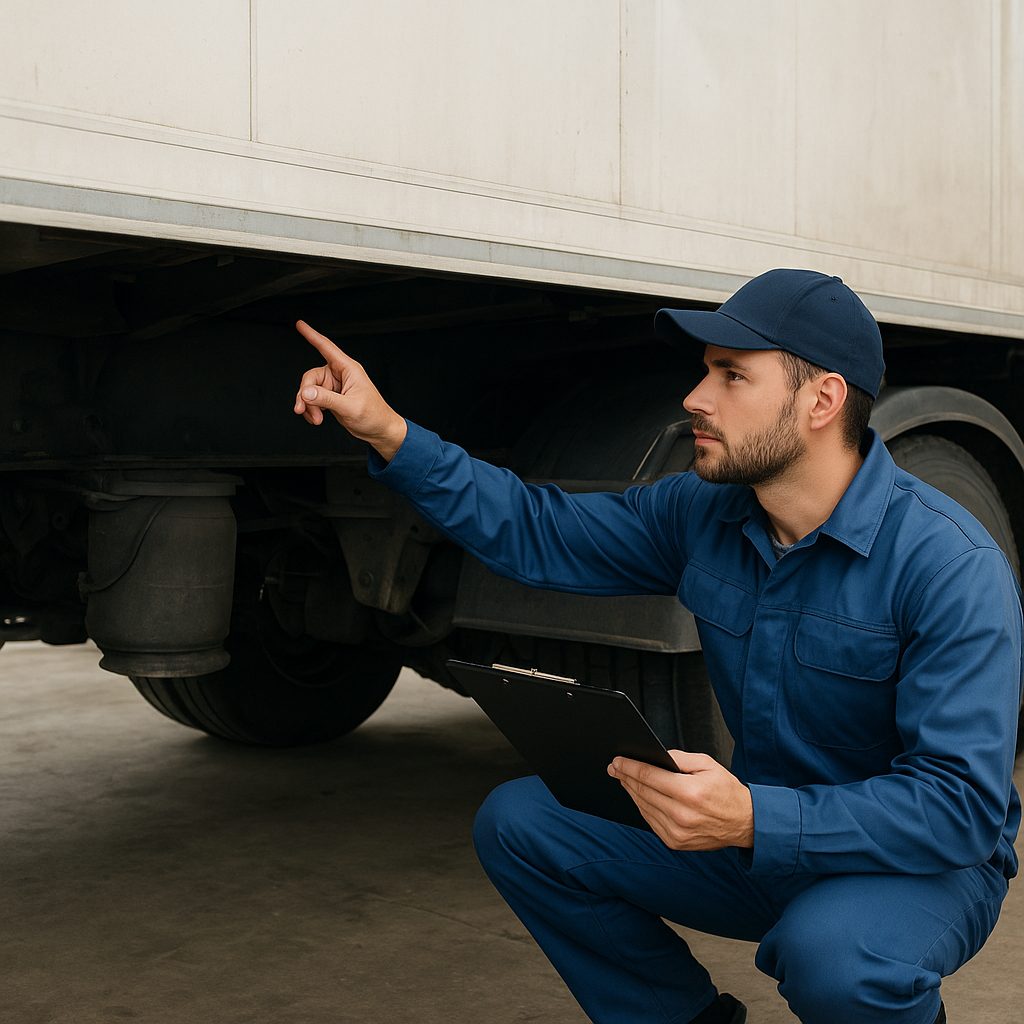 Jak wygląda przegląd techniczny naczepy