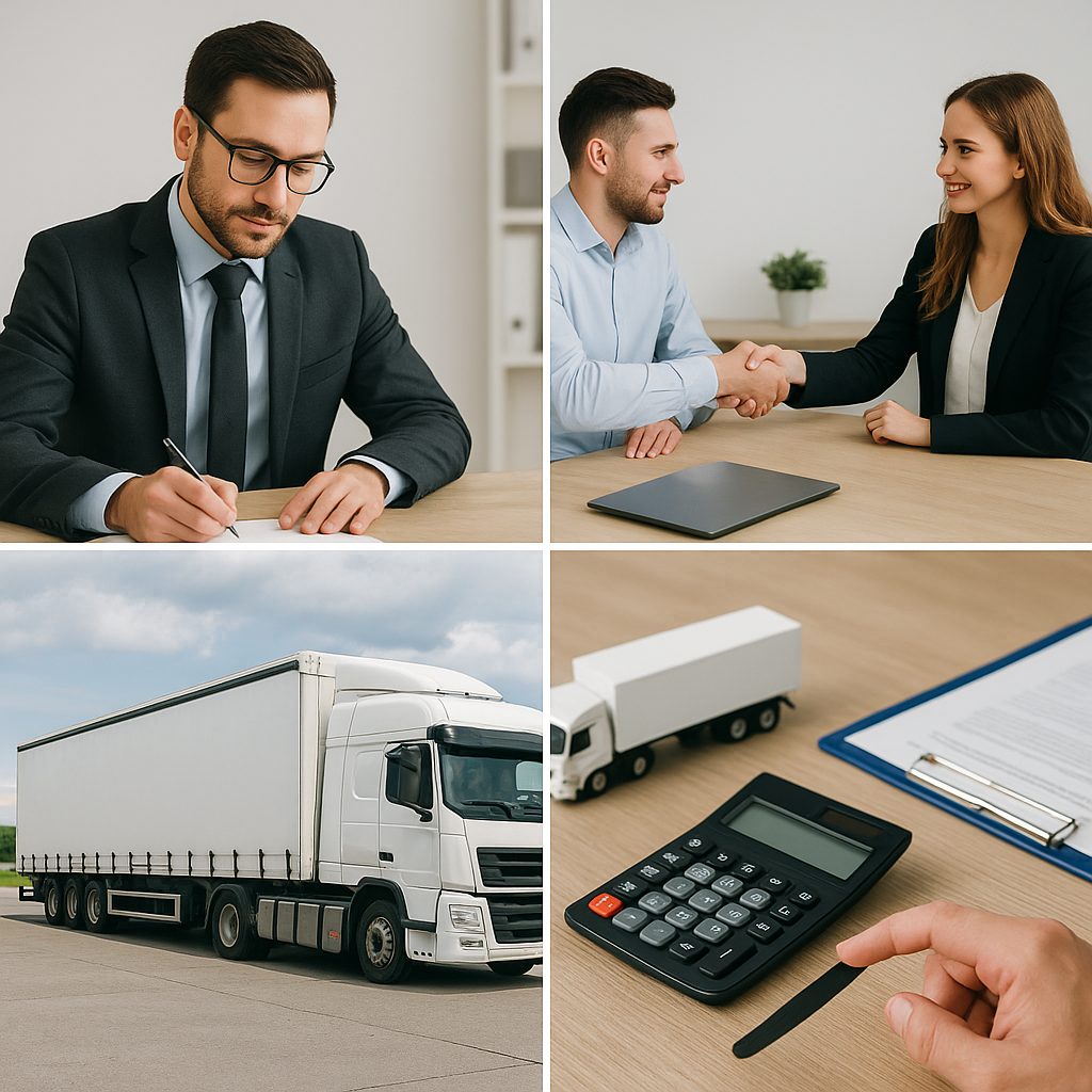 Jak wygląda leasing naczepy krok po kroku