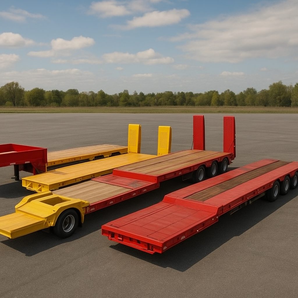 Jakie są typy naczep niskopodwoziowych