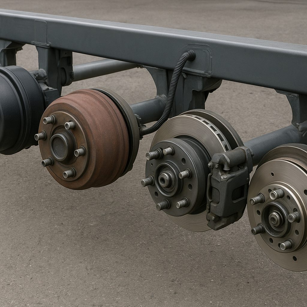 Jakie są rodzaje hamulców w naczepach