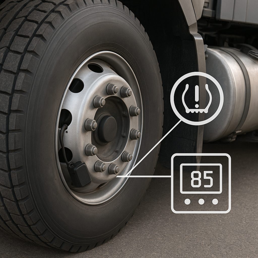 Jak działa system TPMS w ciężarówkach