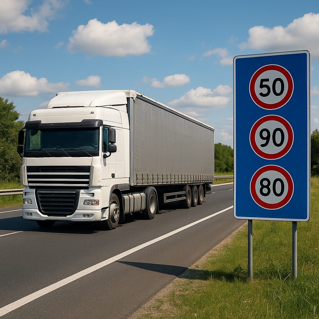 Jakie są ograniczenia prędkości dla tirów w Europie