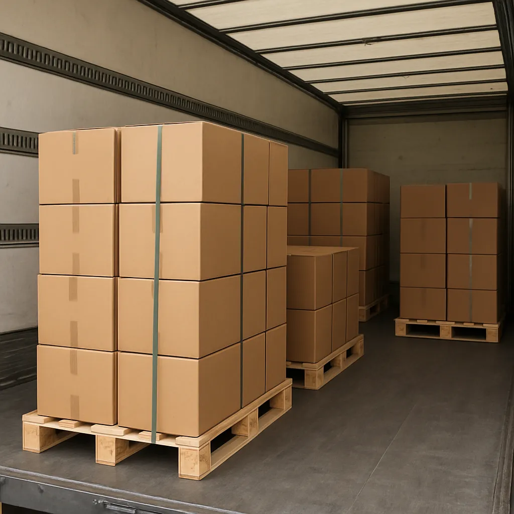 Jakie są zasady załadunku palet w naczepie