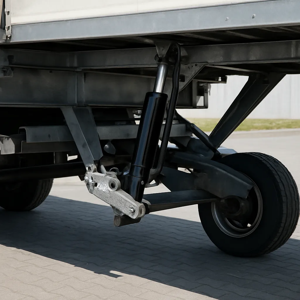 Jak działa oś podnoszona w naczepie