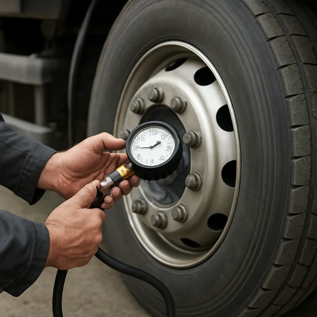 Jak dobrać odpowiednie ciśnienie w oponach tira
