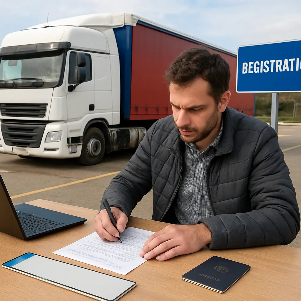 Jak wygląda proces rejestracji używanego tira z zagranicy