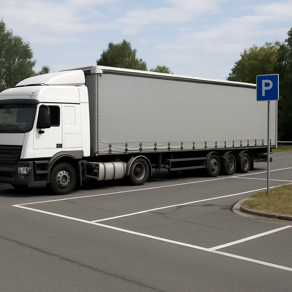 Jakie są zasady parkowania zestawem z naczepą